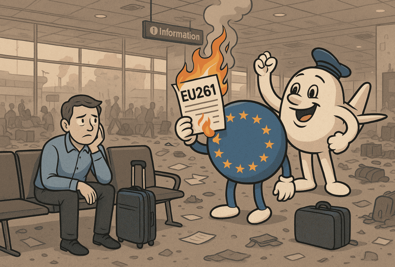 Los derechos de los pasajeros en peligro: la nueva propuesta de la UE261 beneficia a las aerolíneas